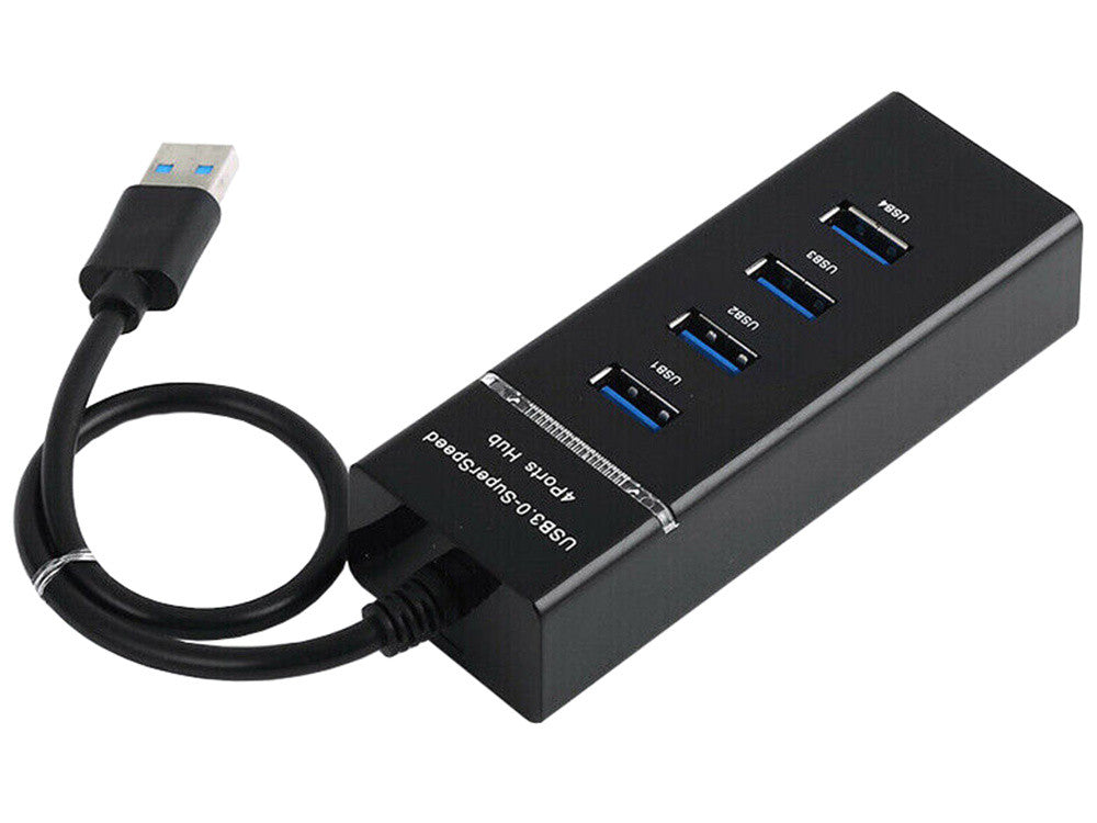 Hub USB 3.0 - 30 cm - Preto