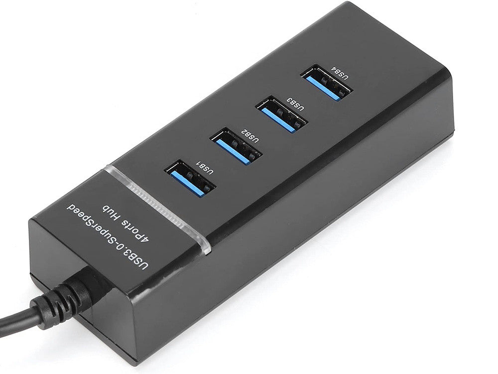 Hub USB 3.0 - 30 cm - Preto