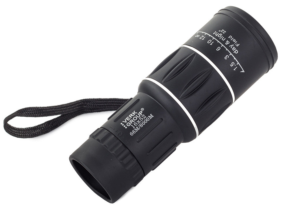 Telescópio Monocular 16x52 para Observação e Turismo