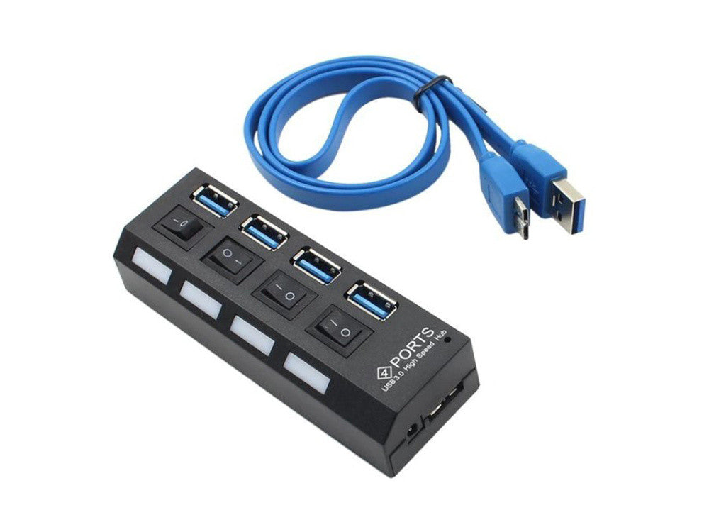 Hub USB 3.0 Compacto com 5 Portas