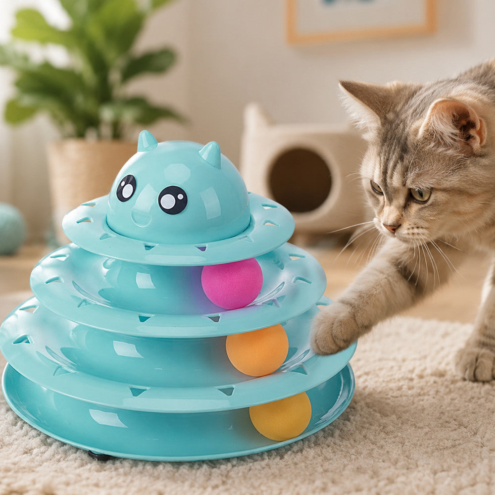 BRINQUEDO PARA GATO 3 NÍVEIS