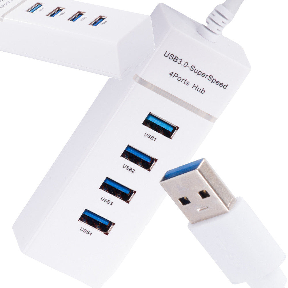 Hub USB Branco 30CM