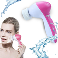 Escova facial elétrica massageadora 5 em 1