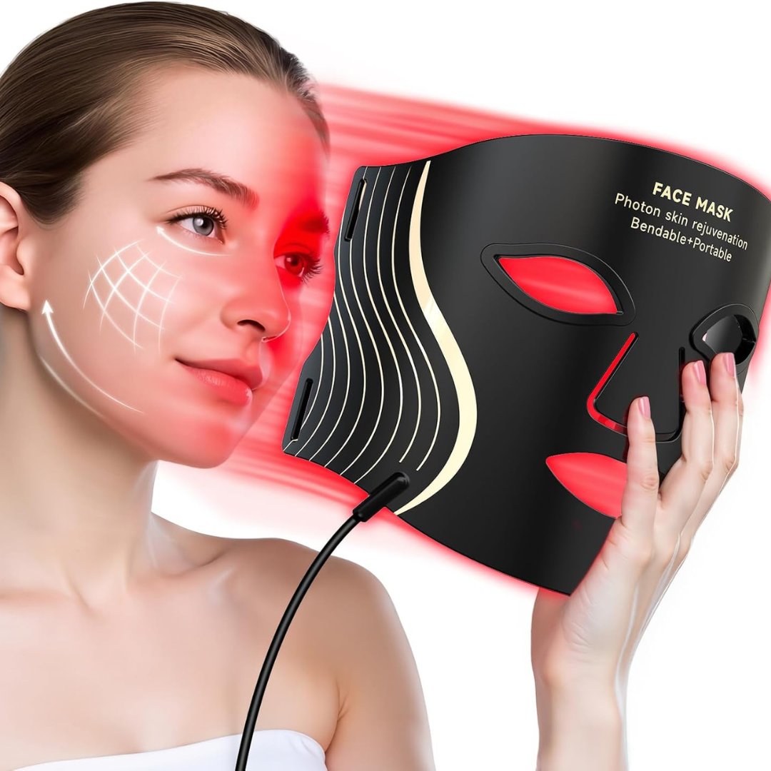 Máscara facial profissional com LED de 7 cores