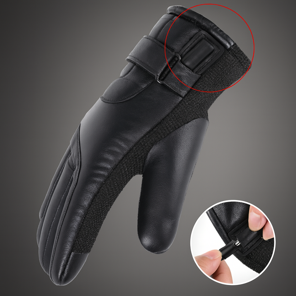 Luvas aquecidas USB