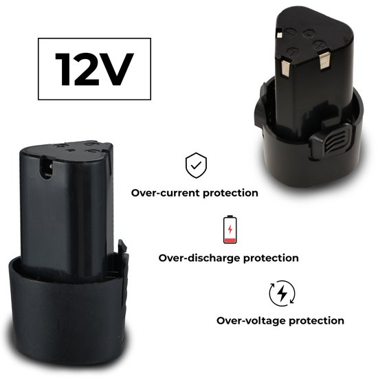 Bateria de 12V para parafusadeira sem fio