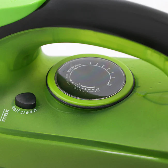Ferro a vapor elétrico sem fio 2400W com base de cerâmica - Cores variadas