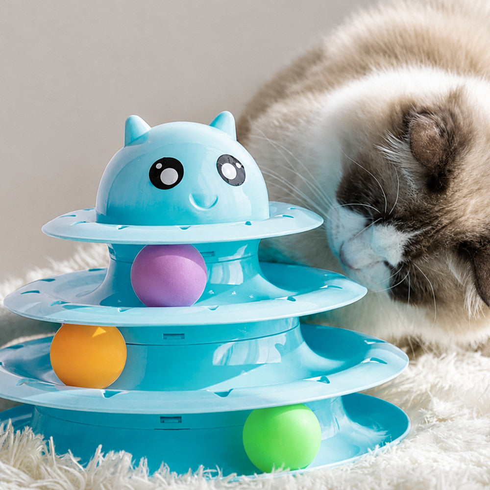 BRINQUEDO PARA GATO 3 NÍVEIS