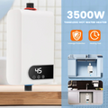 Aquecedor de água elétrico instantâneo – 3500 W | Visor digital,