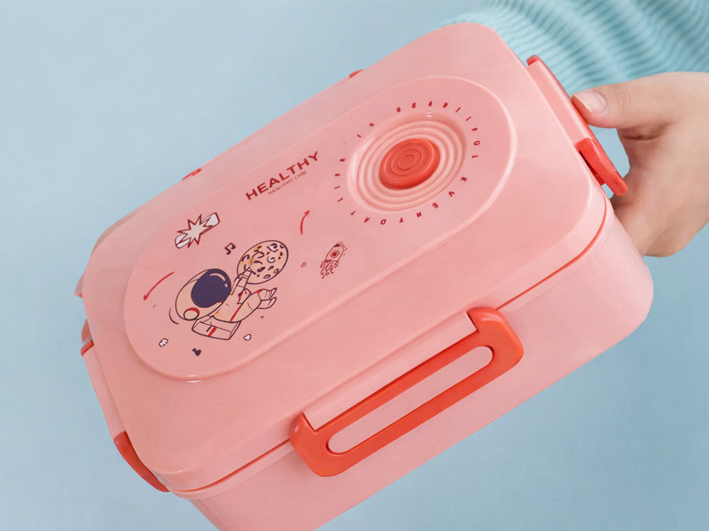 Recipiente para Lanche Rosa 1,5L