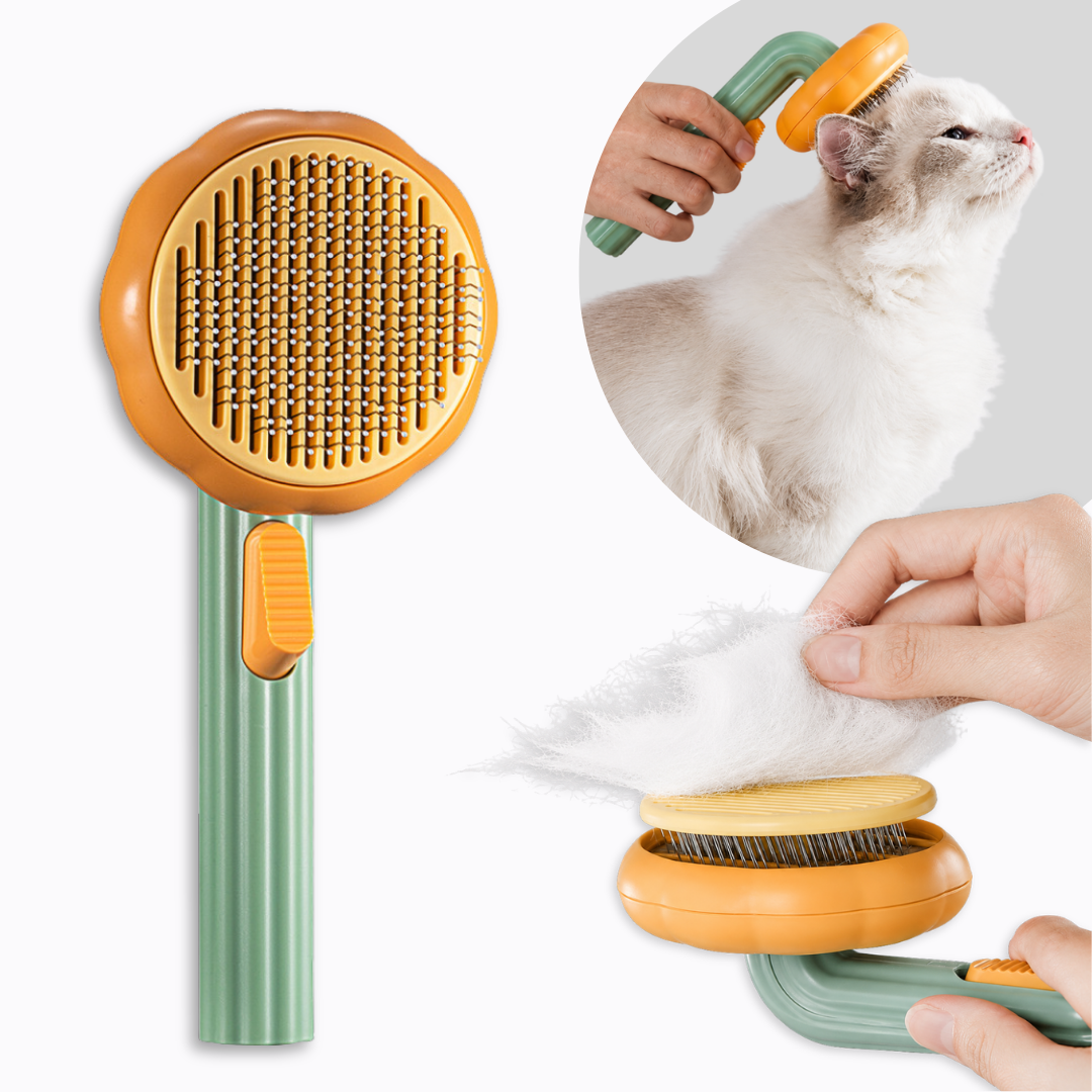 Escova de Higiene Autolimpante para Animais de Estimação