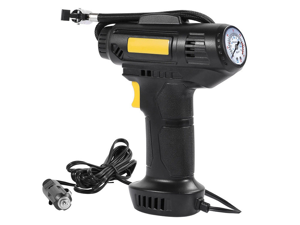 Compressor de Ar 12V para Pneus de Carro com LED - Pressão de 150 PSI / 10 BAR