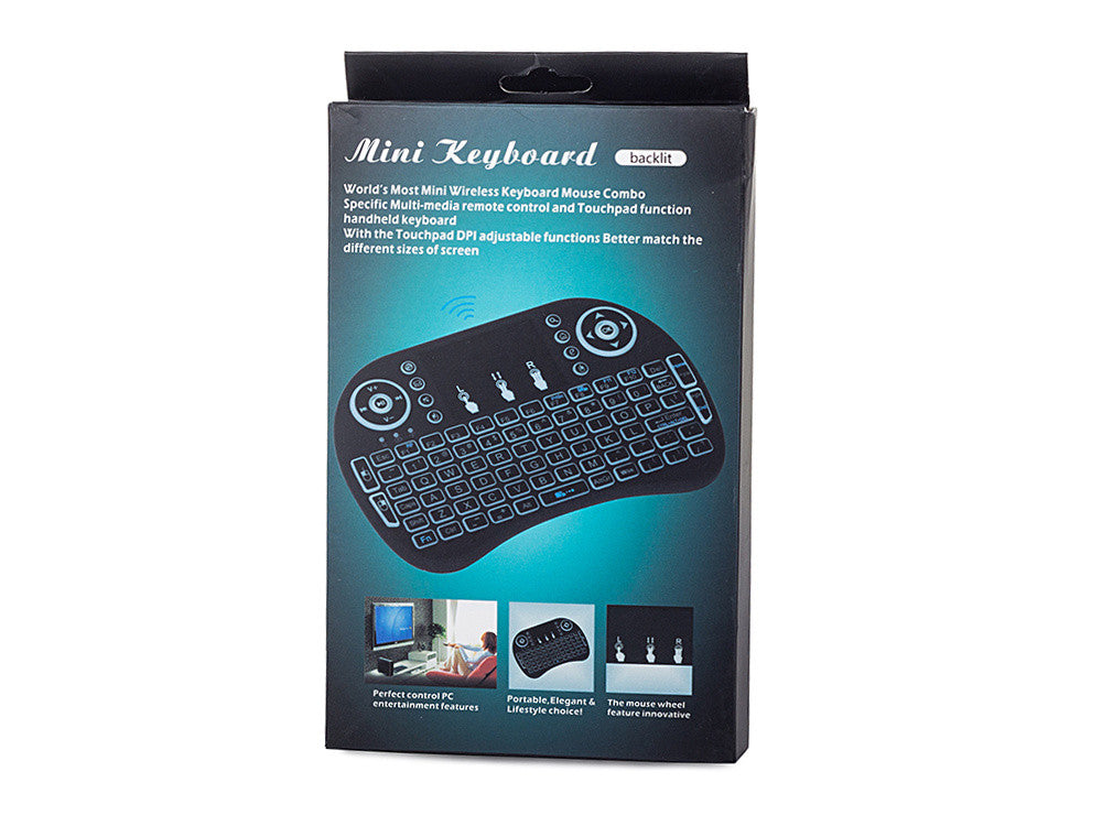 Teclado Sem Fio Mini Retroiluminado