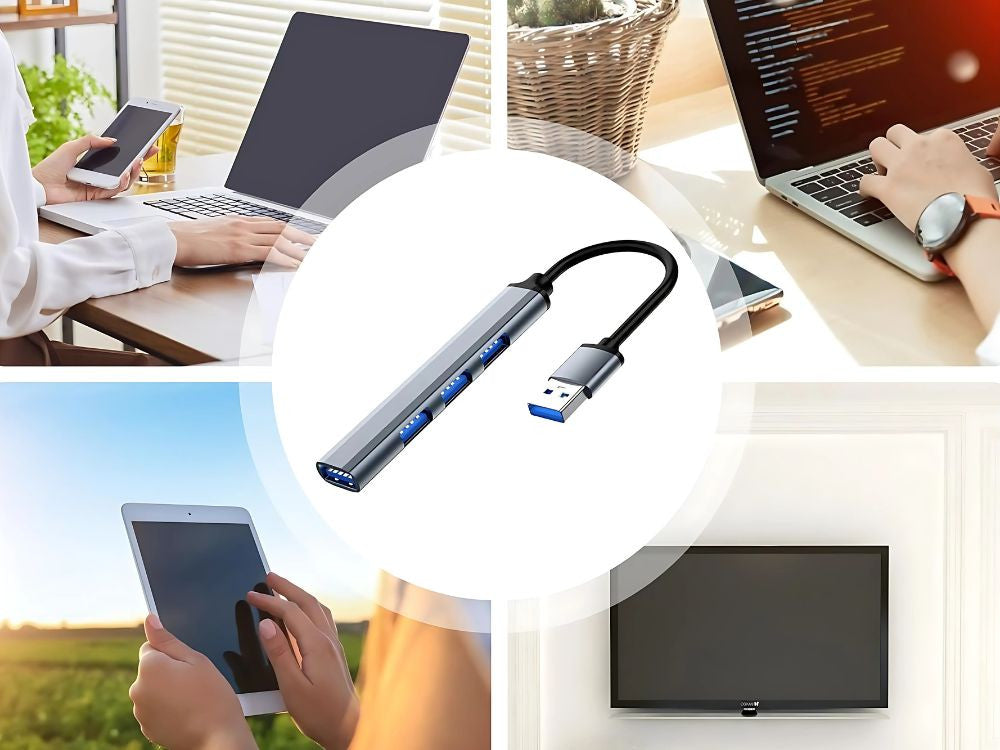 Adaptador Hub 4 em 1