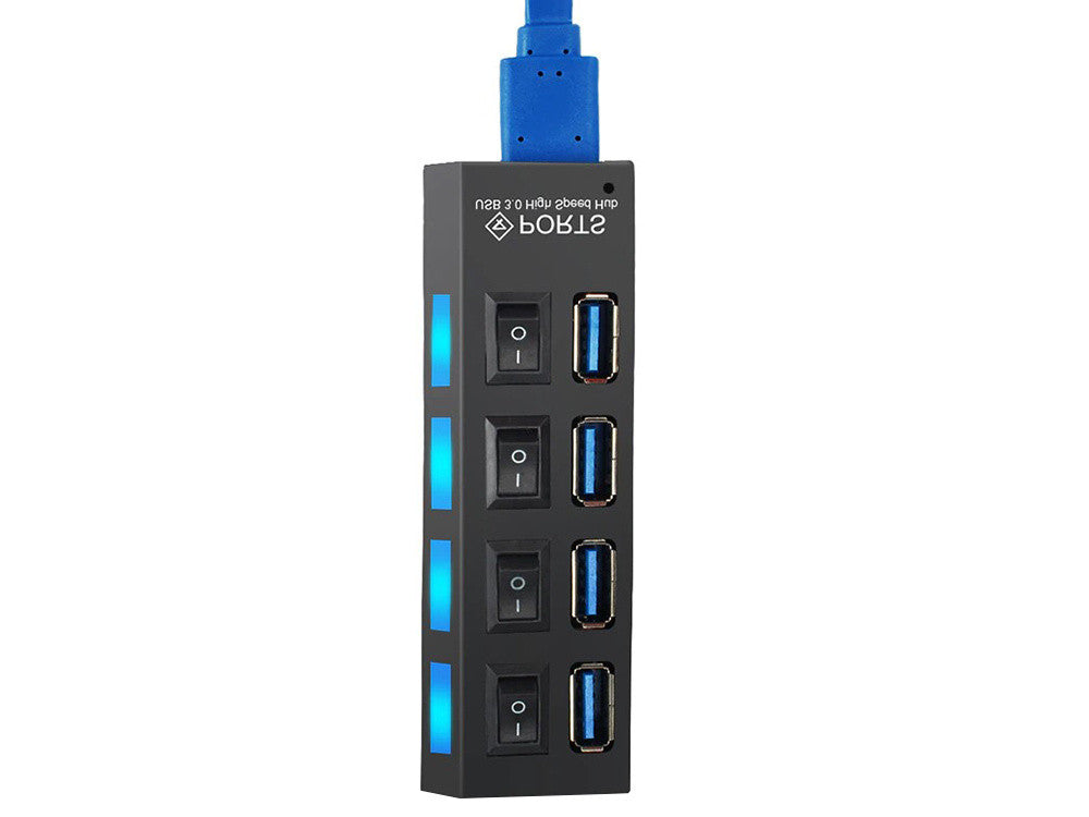 Hub USB 3.0 Compacto com 5 Portas