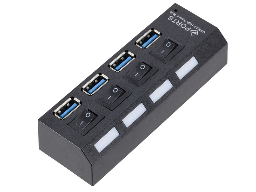 Hub USB 3.0 Compacto com 5 Portas