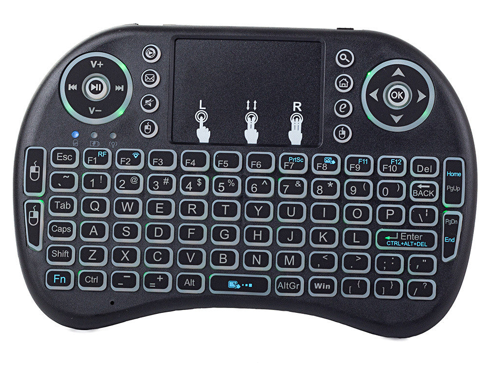 Teclado Sem Fio Mini Retroiluminado