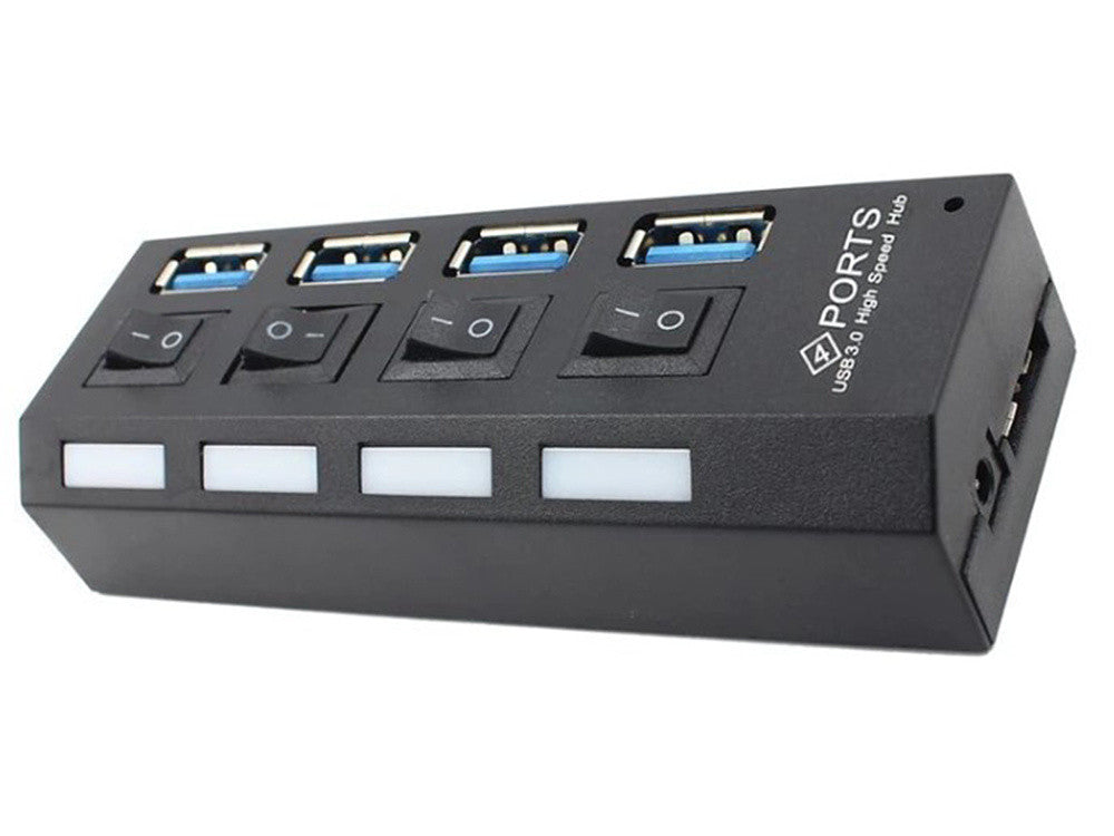 Hub USB 3.0 Compacto com 5 Portas