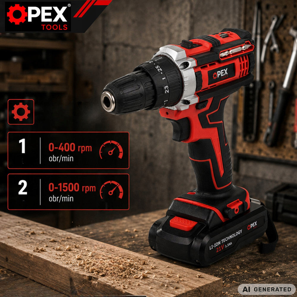 Parafusadeira Sem Fio OPX28033 com Estojo