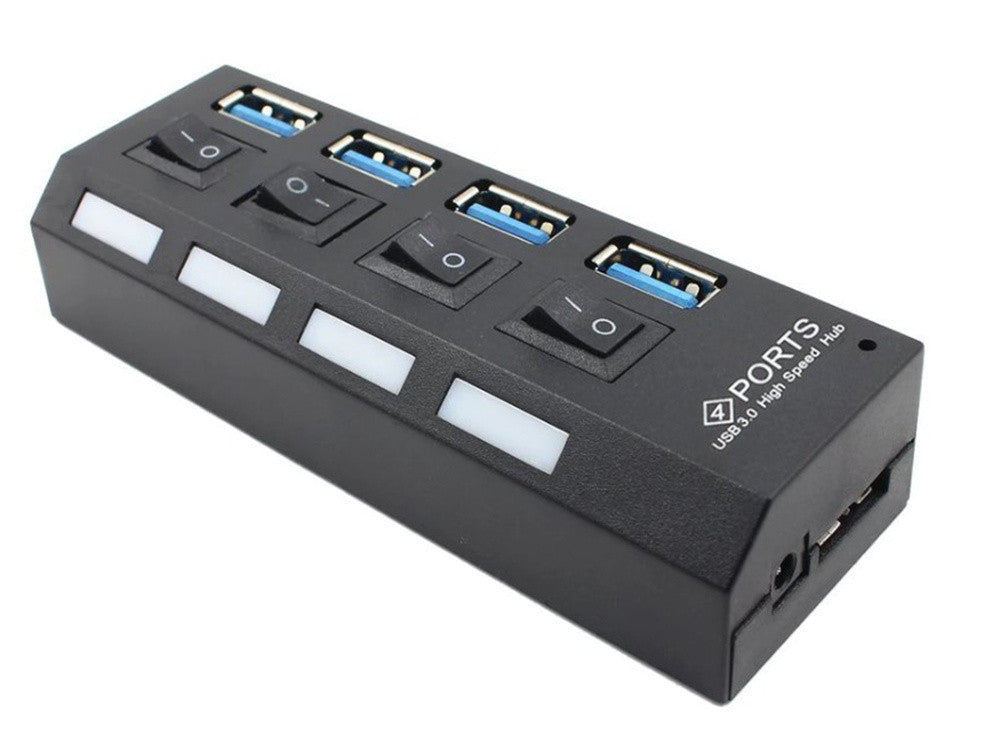 Hub USB 3.0 Compacto com 5 Portas