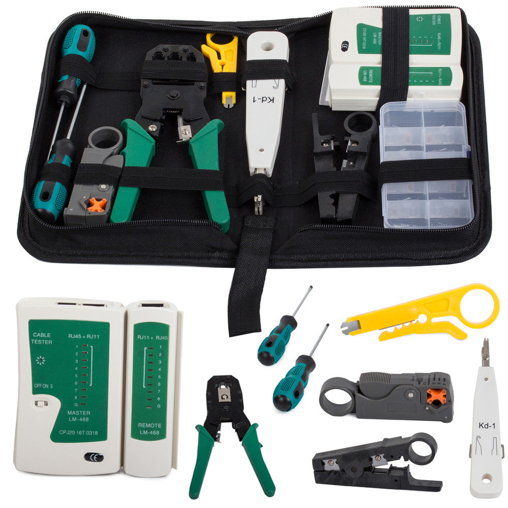 Kit Completo para Instalação e Manutenção de Redes