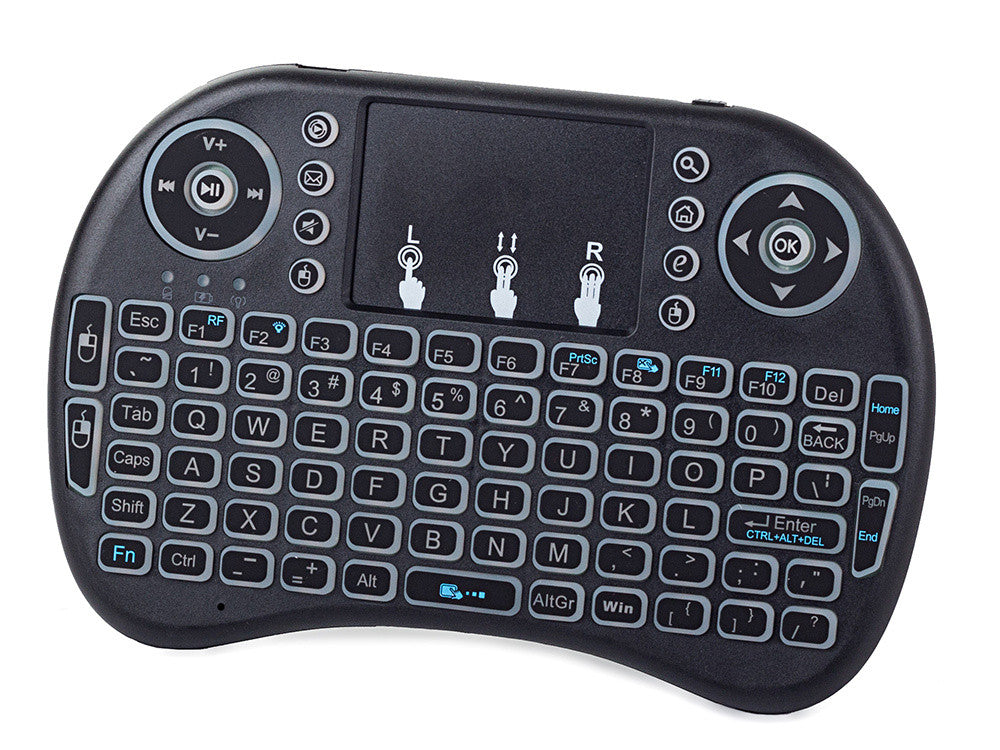 Teclado Sem Fio Mini Retroiluminado