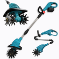 ADM Foldable Battery Powered Garden Tiller