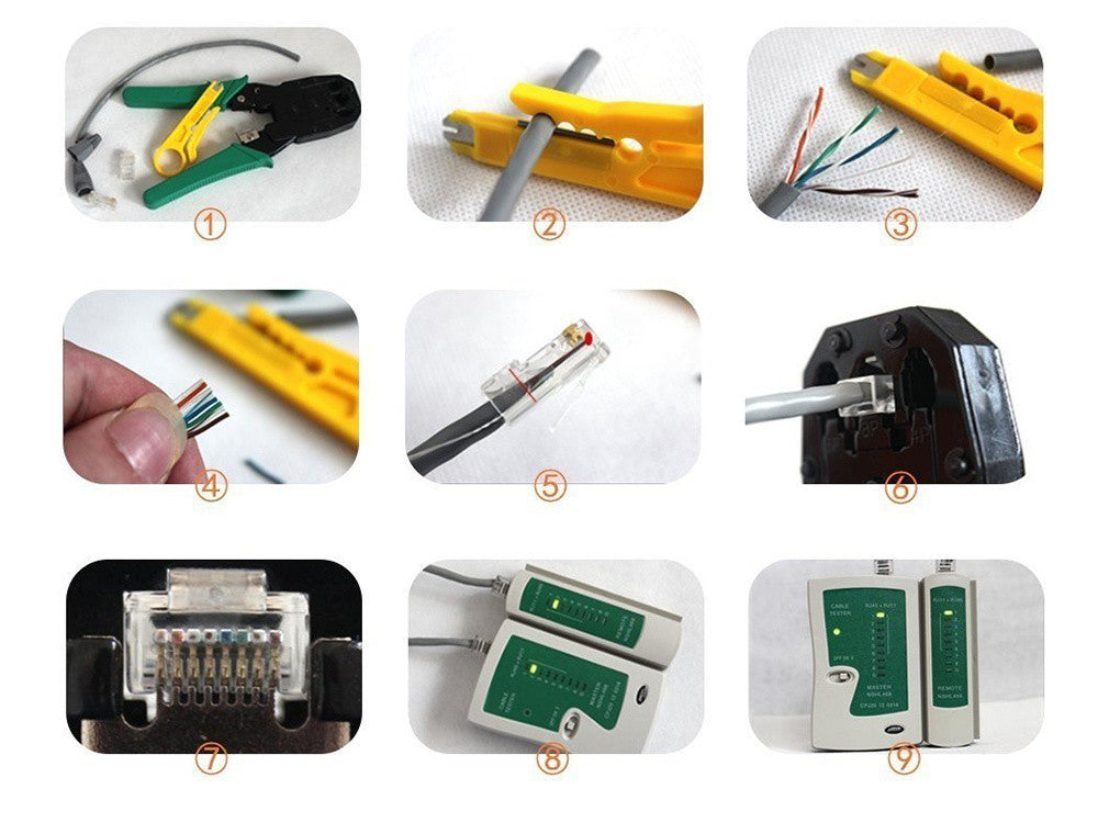 Kit Completo para Instalação e Manutenção de Redes