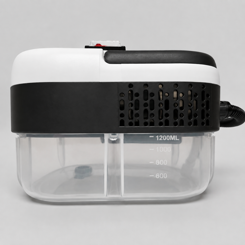Limpador a vapor portátil ADM com 6 acessórios – 2500 W
