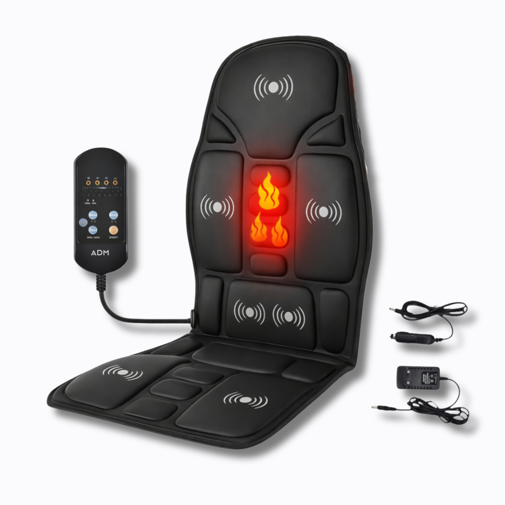 Almofada de assento com massagem aquecida