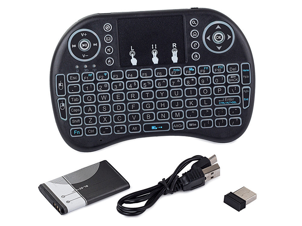 Teclado Sem Fio Mini Retroiluminado