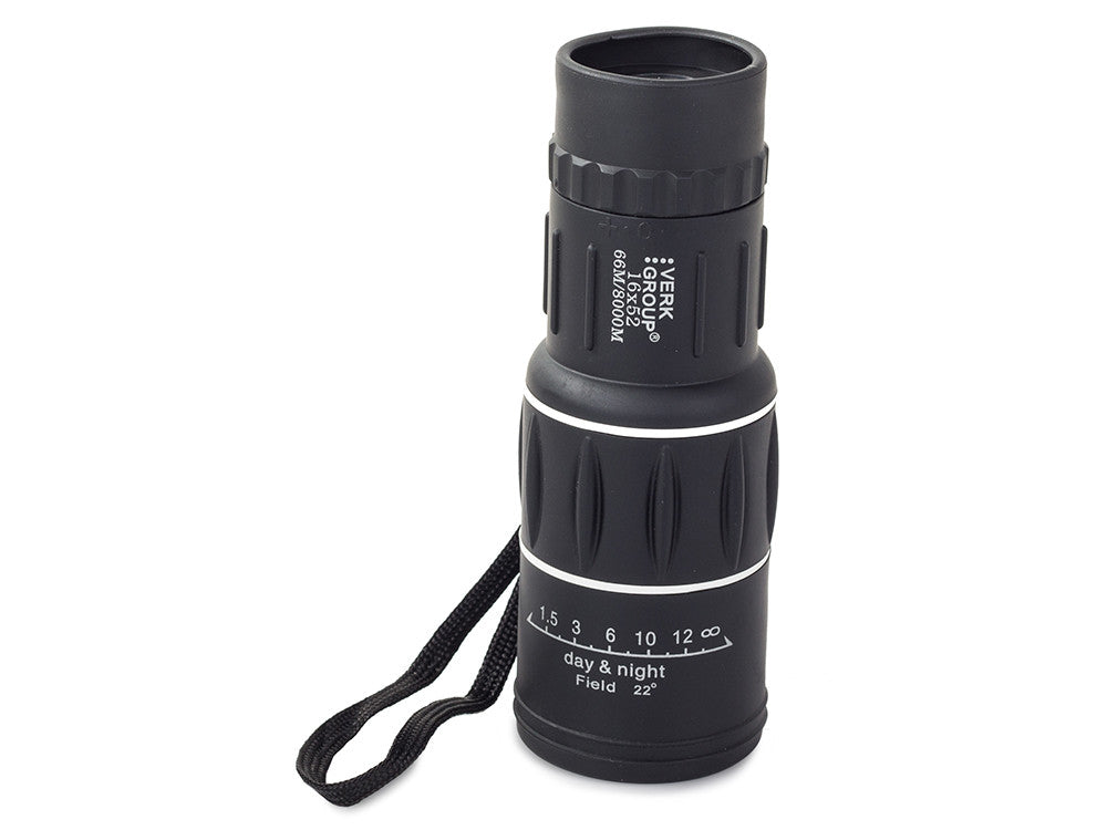 Telescópio Monocular 16x52 para Observação e Turismo