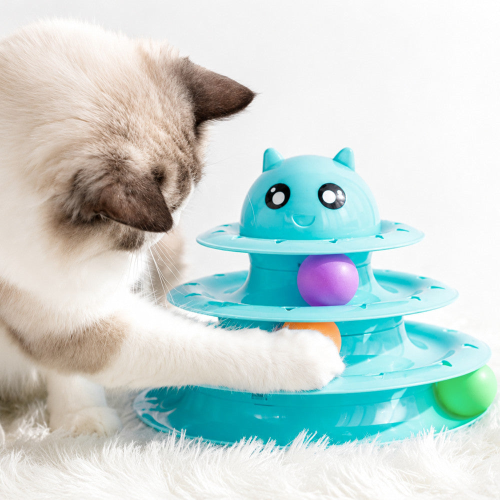 BRINQUEDO PARA GATO 3 NÍVEIS