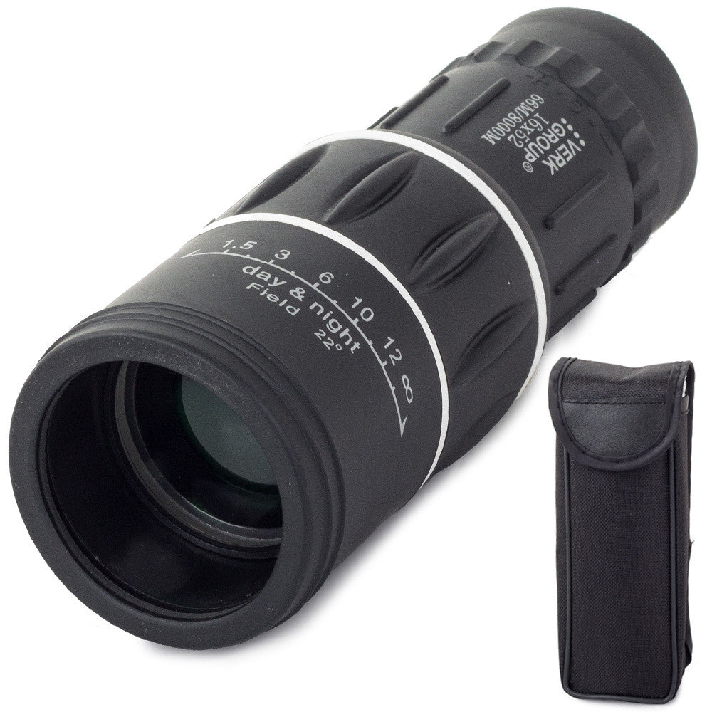 Telescópio Monocular 16x52 para Observação e Turismo
