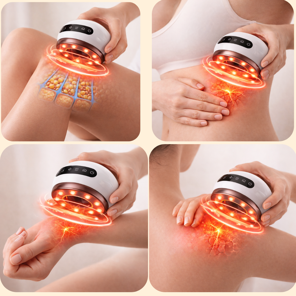 Massageador anticelulite com terapia de luz vermelha