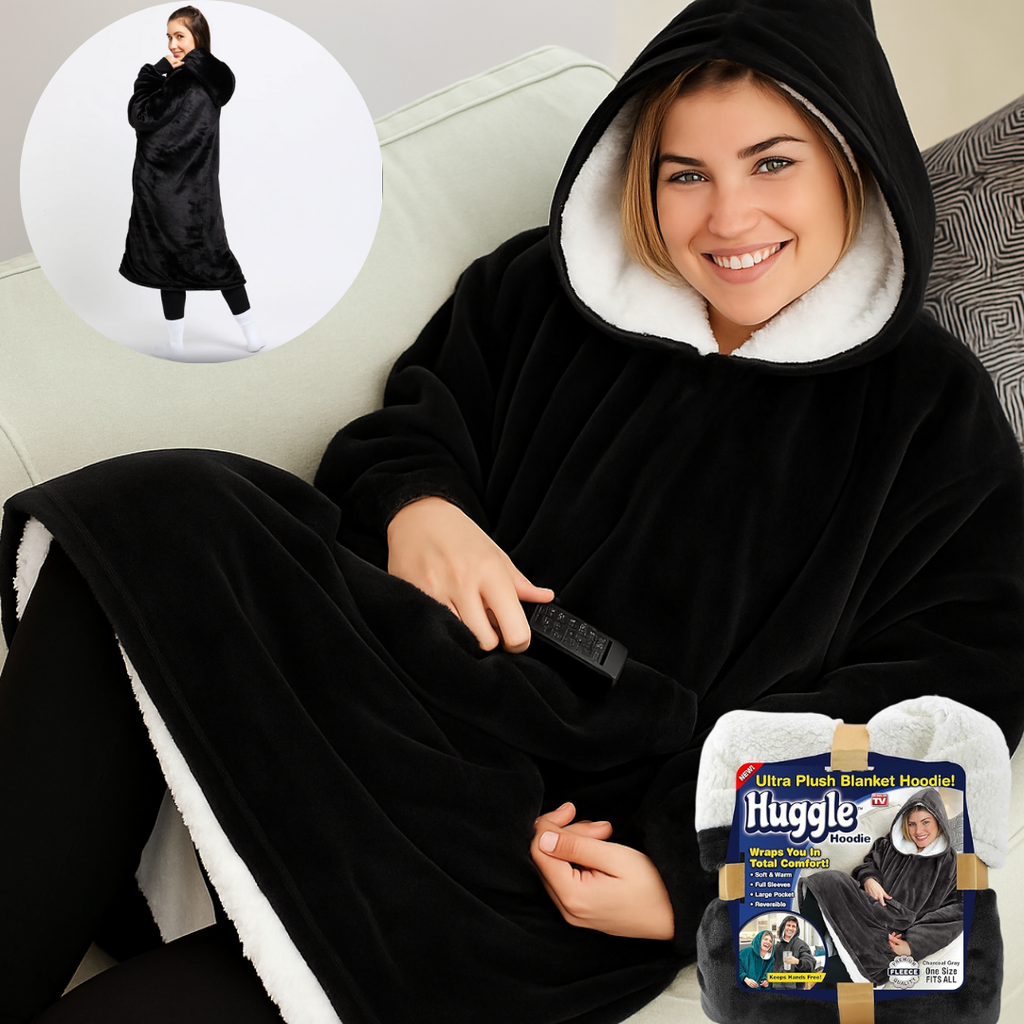 Cobertor com capuz Ultra Plush Huggle