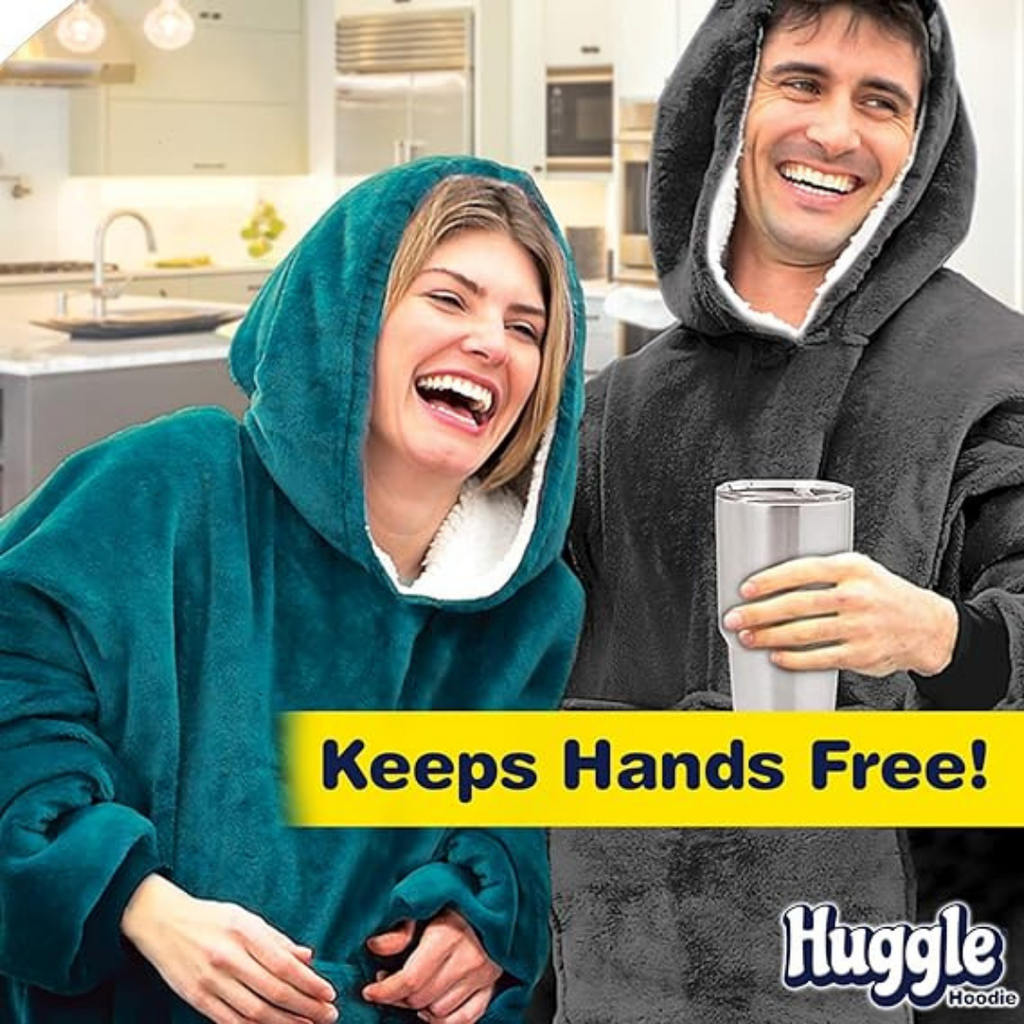 Cobertor com capuz Ultra Plush Huggle