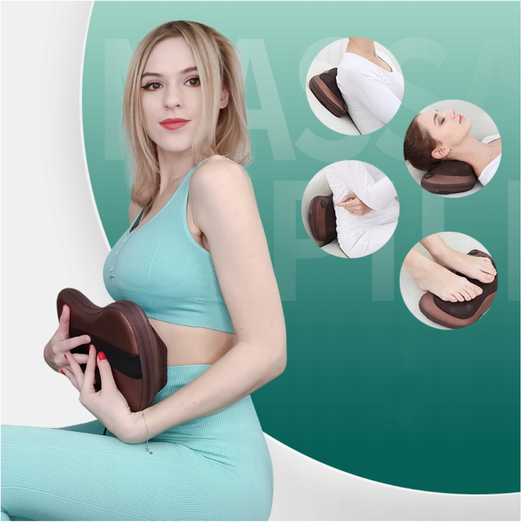 Almofada de massagem Shiatsu com aquecimento