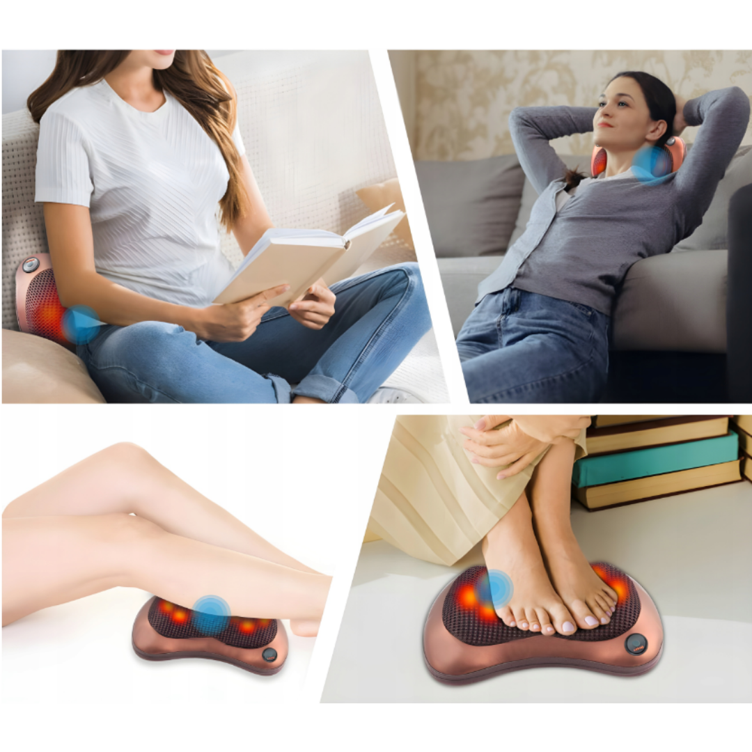 Almofada de massagem Shiatsu com aquecimento