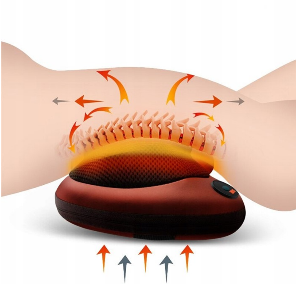Almofada de massagem Shiatsu com aquecimento