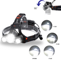 Farol potente 1T6+2LED