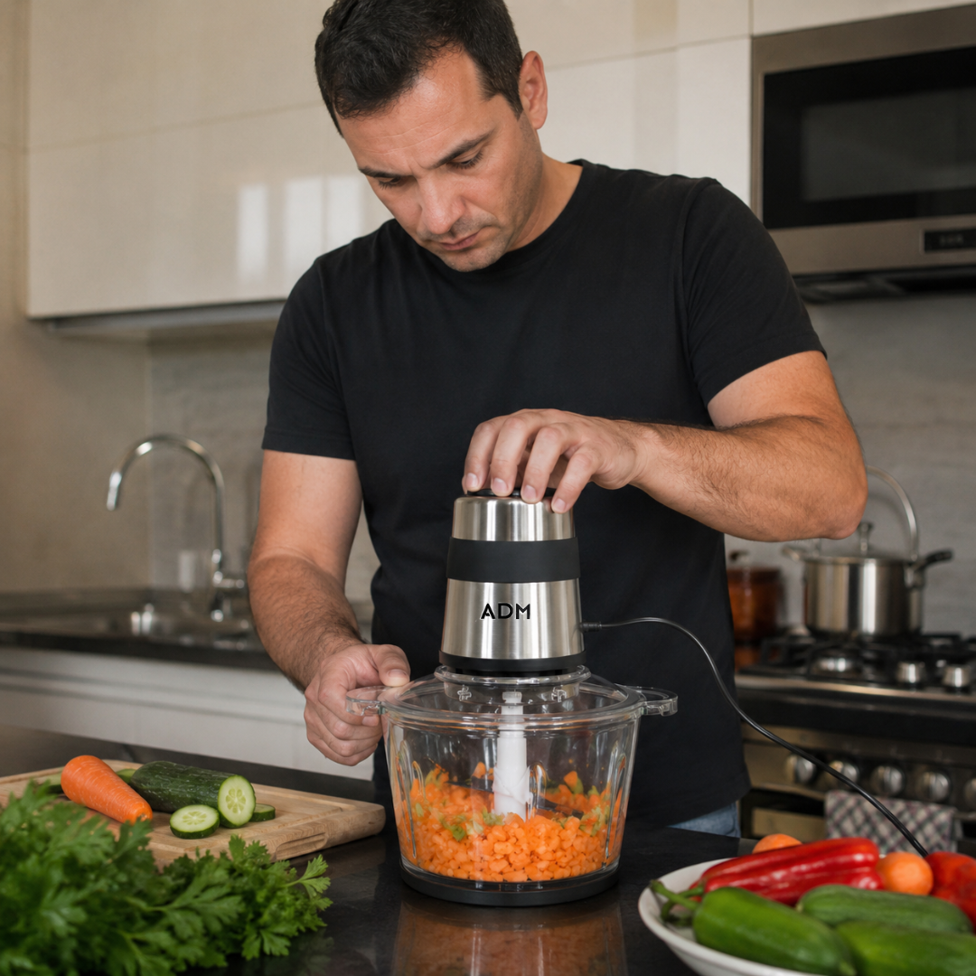 Picador de alimentos elétrico potente ADM 500W