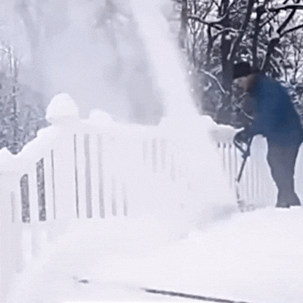 Pá de neve elétrica sem fio