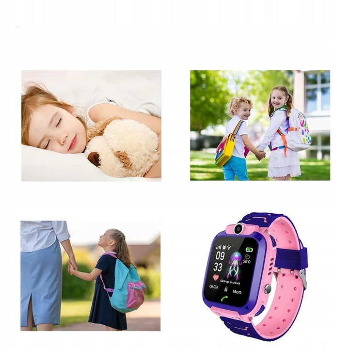 Smartwatch infantil Q19 com localizador GPS – 3 cores