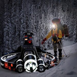 Farol potente 1T6+2LED