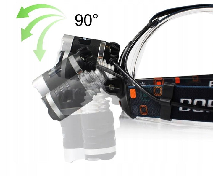 Farol potente 1T6+2LED