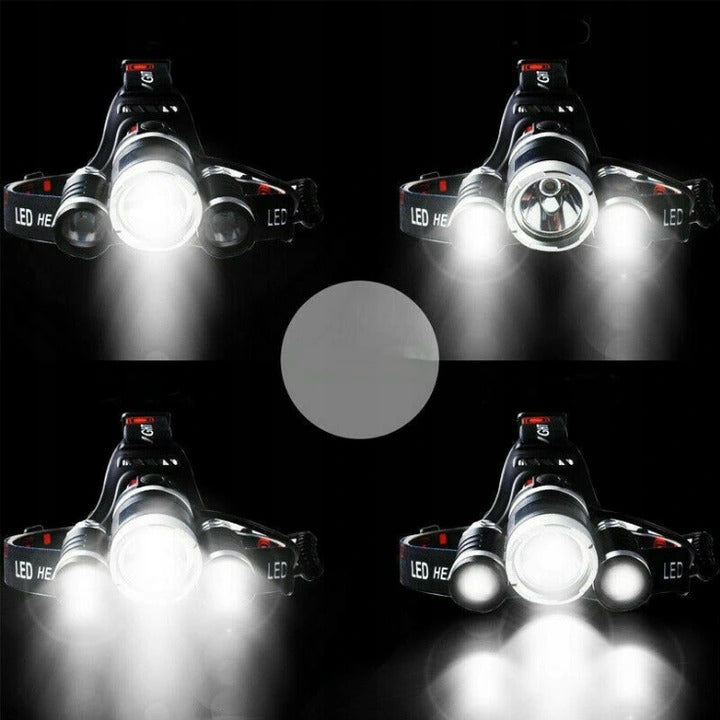Farol potente 1T6+2LED