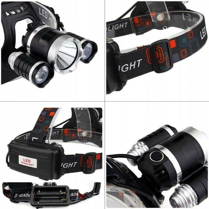 Farol potente 1T6+2LED