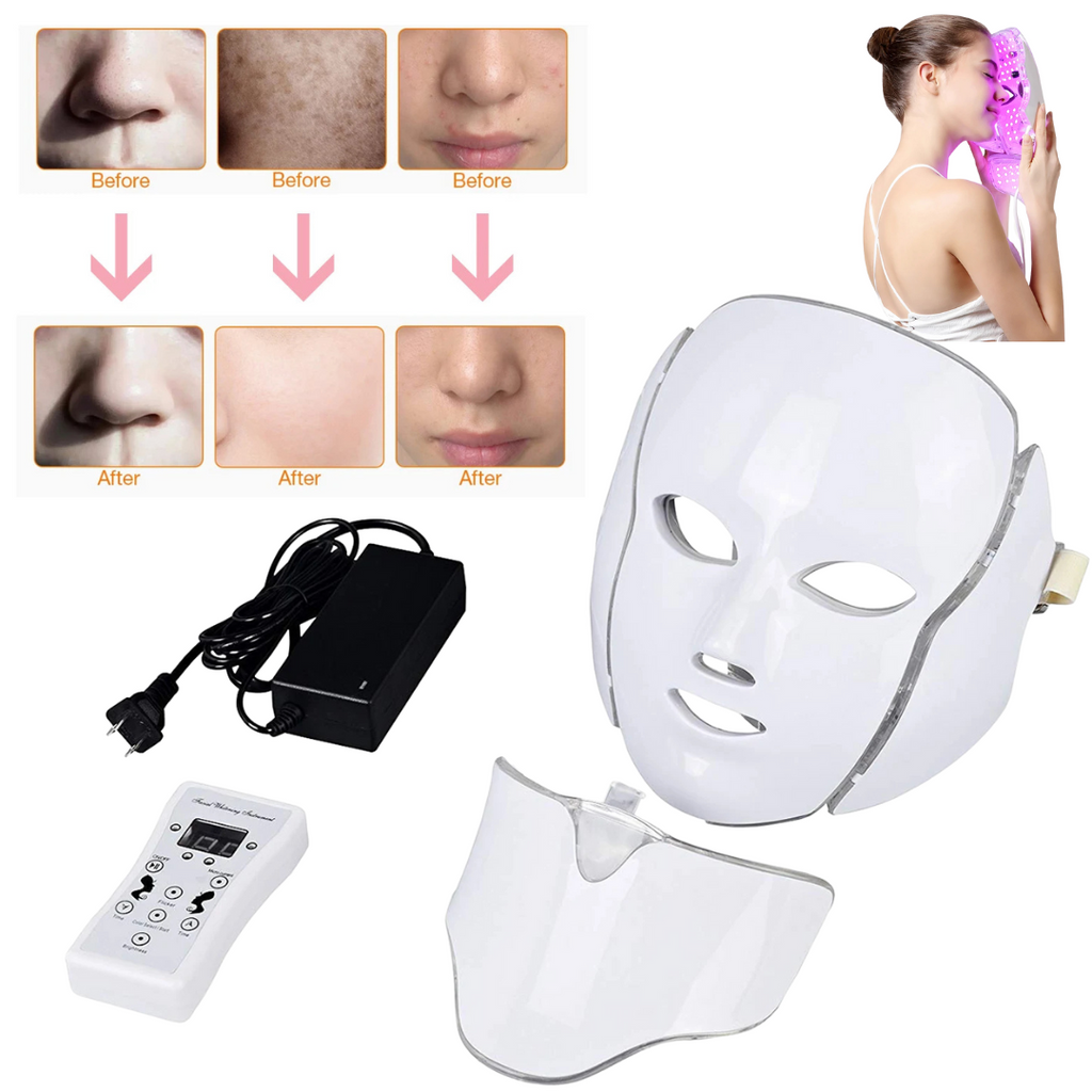 Máscara facial inteligente com LED