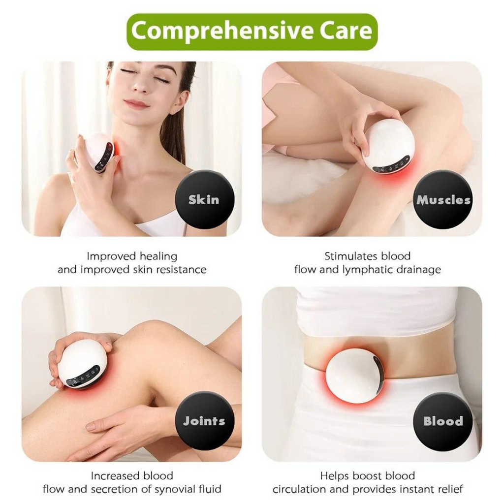 Massageador anticelulite com terapia de luz vermelha